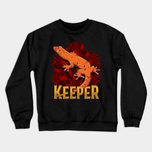 Awesome Gecko Keeper Proud Dinosaur Reptile Owners Crewneck Sweatshirt